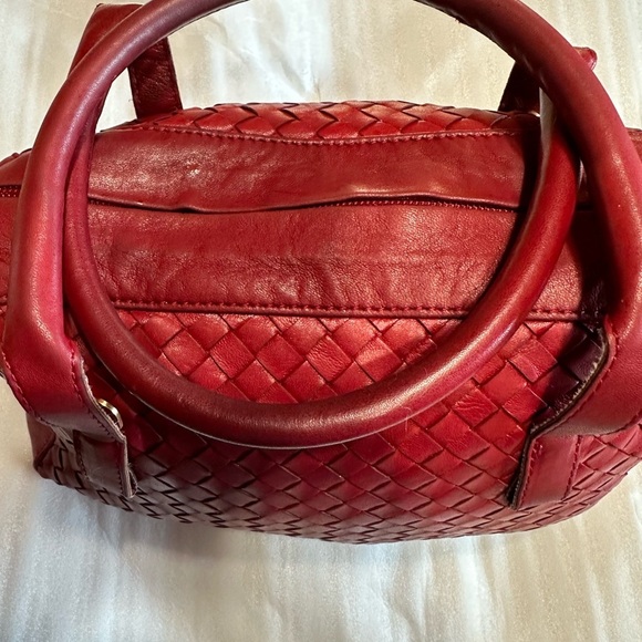 Bottega Veneta red leather bag - Picture 6 of 16
